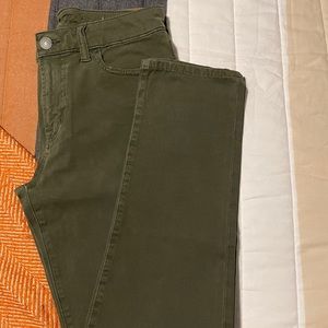 Olive Green American Eagle Extreme Flex 4 Pants
